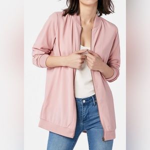 Long Bomber Jacket - Size S